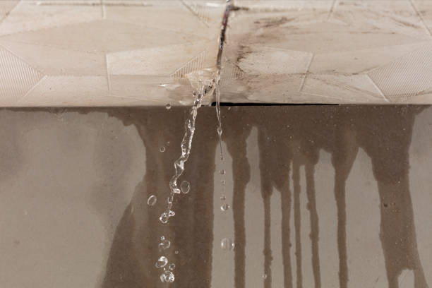 Professional Structural Drying technician working in Belgrade Lakes, ME